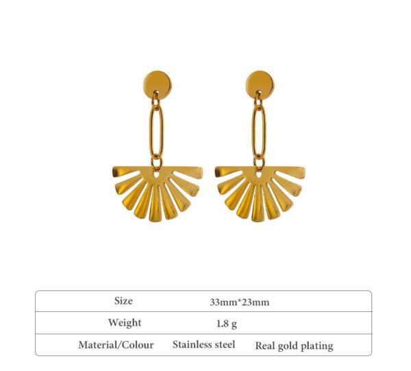 Boucle d'oreille fleur Libérée – Image 4