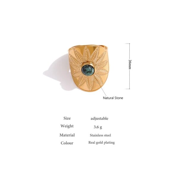 Bague fleur Vertueuse – Image 5