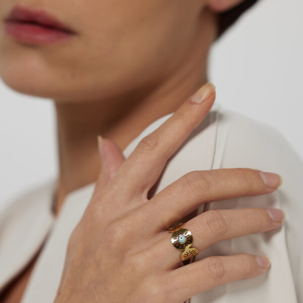 Bague fleur Intriguer – Image 2