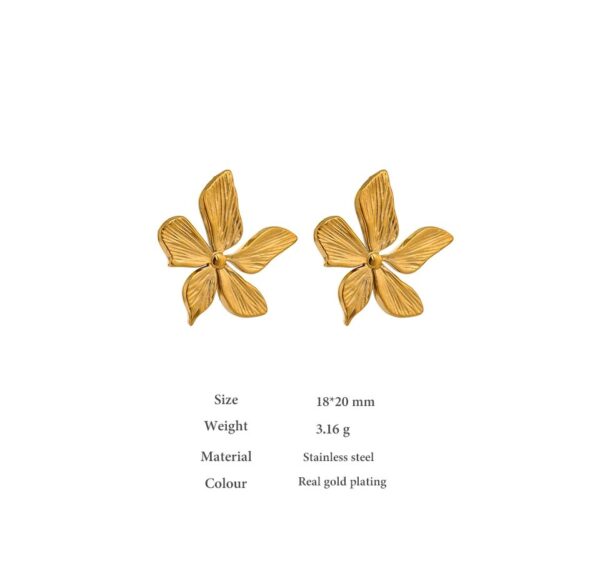 Boucle d'oreille fleur Andalouse – Image 7