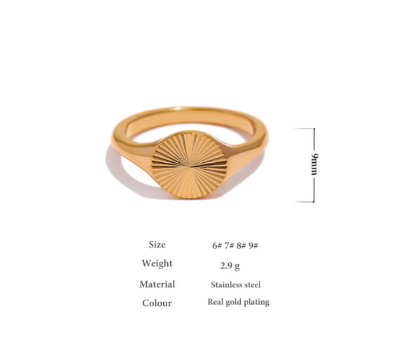Bague fleur Minimaliste – Image 6