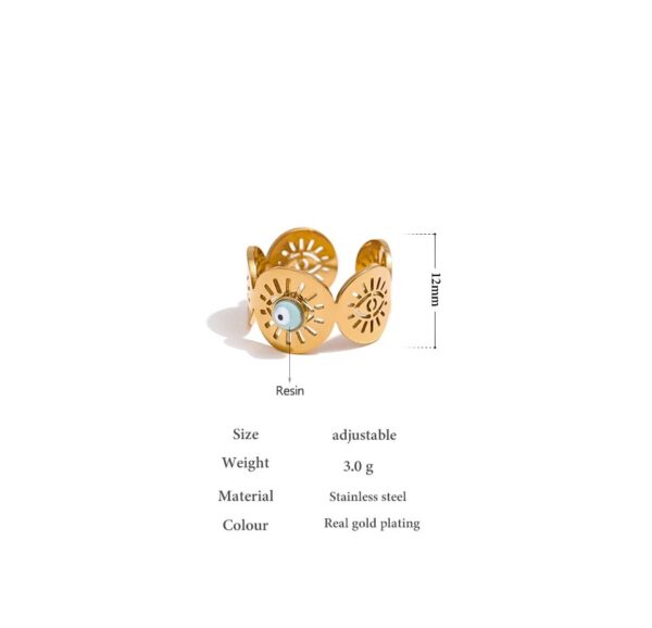 Bague fleur Intriguer – Image 7