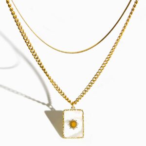 Collier fleur Jumeler