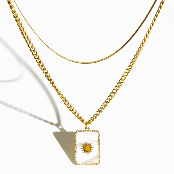 Collier fleur Jumeler