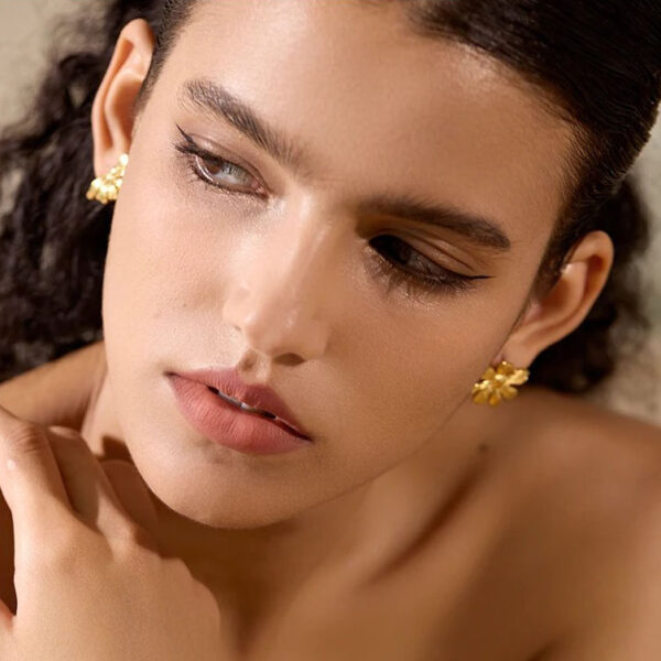 Boucle d'oreille fleur Lolita – Image 2