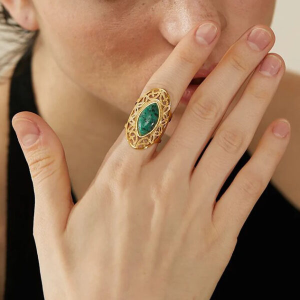 Bague fleur Divine – Image 3