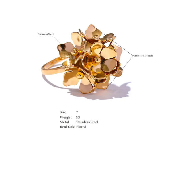 Bague fleur Bouquet Composé – Image 5