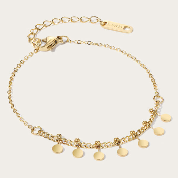 Bracelet fleur Pétales Dorées – Image 4