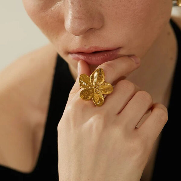 Bague fleur Exalté – Image 2