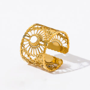 Bague fleur Anneau de Vie