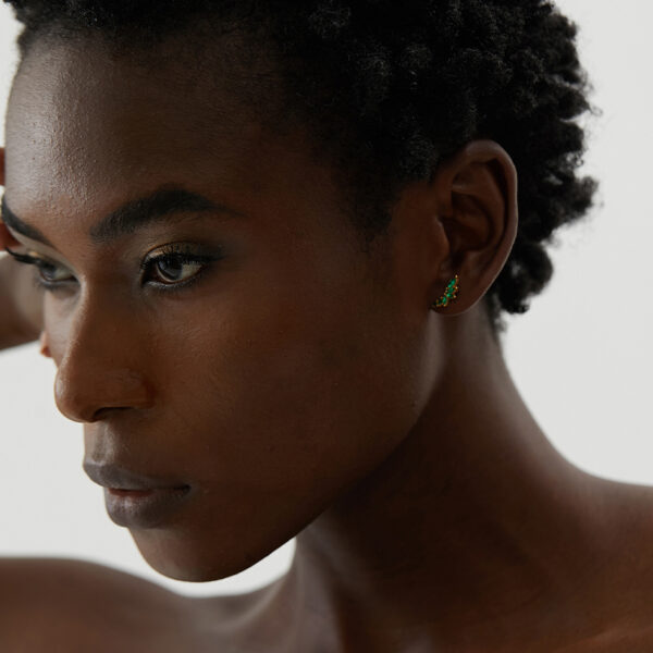 Boucle d'oreille fleur Ailé – Image 6
