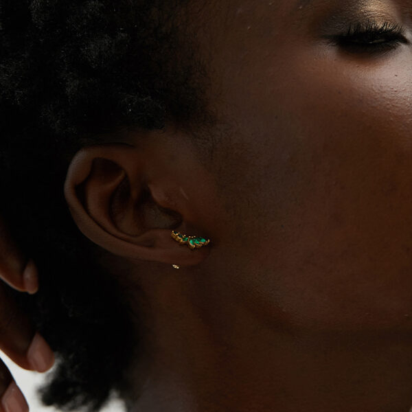 Boucle d'oreille fleur Ailé – Image 2