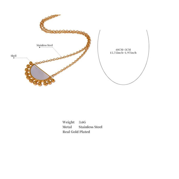 Collier fleur Joyau Océanique – Image 5