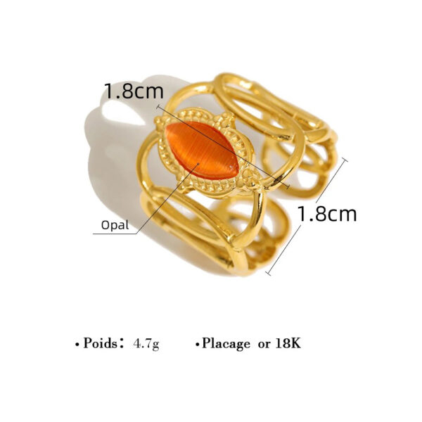 Bague fleur Vœu – Image 2