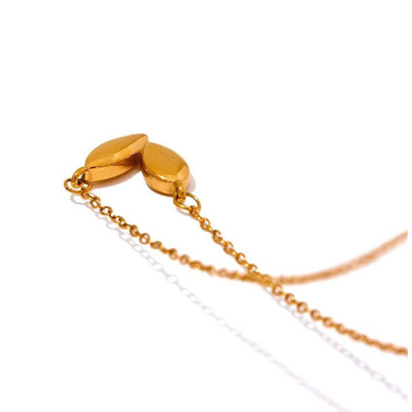 Collier fleur Pétales Dorées – Image 7