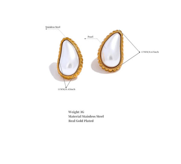 Boucle d'oreille fleur Pétales – Image 9
