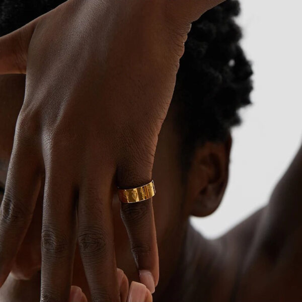 Bague fleur Pensée – Image 3