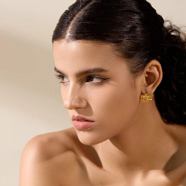 Boucle d'oreille fleur Lolita – Image 4