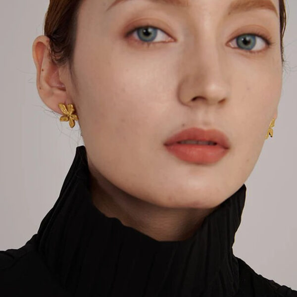Boucle d'oreille fleur Andalouse – Image 2