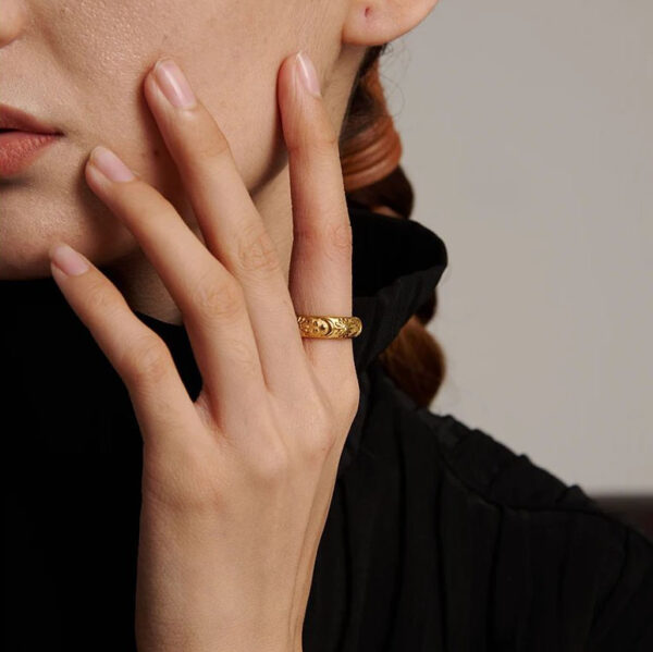 Bague fleur Céleste – Image 5