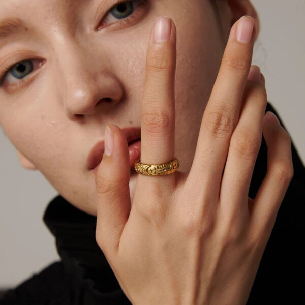 Bague fleur Céleste – Image 2