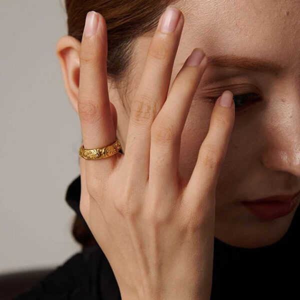 Bague fleur Céleste – Image 3