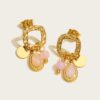 Boucle d'oreille fleur Femme – Image 2