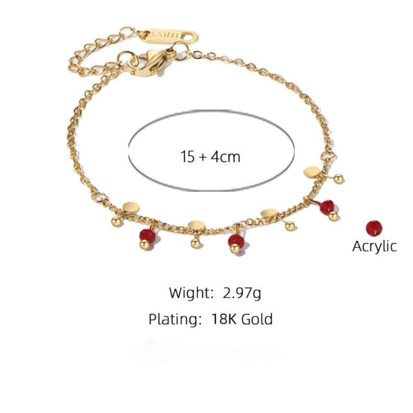 Bracelet fleur Fruité – Image 6