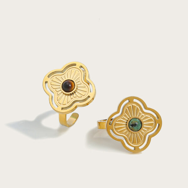 Bague fleur Angélique – Image 2