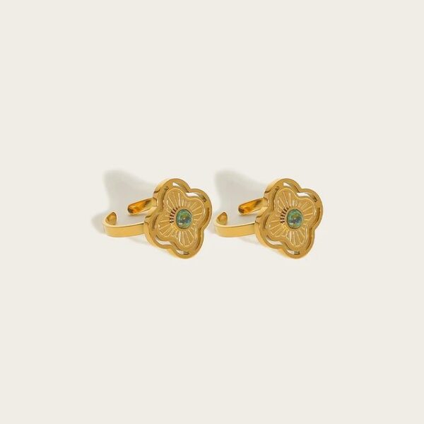 Bague fleur Angélique – Image 3