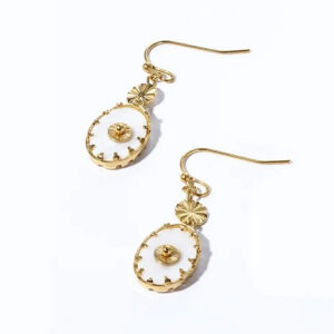 Boucle d'oreille fleur Encensé