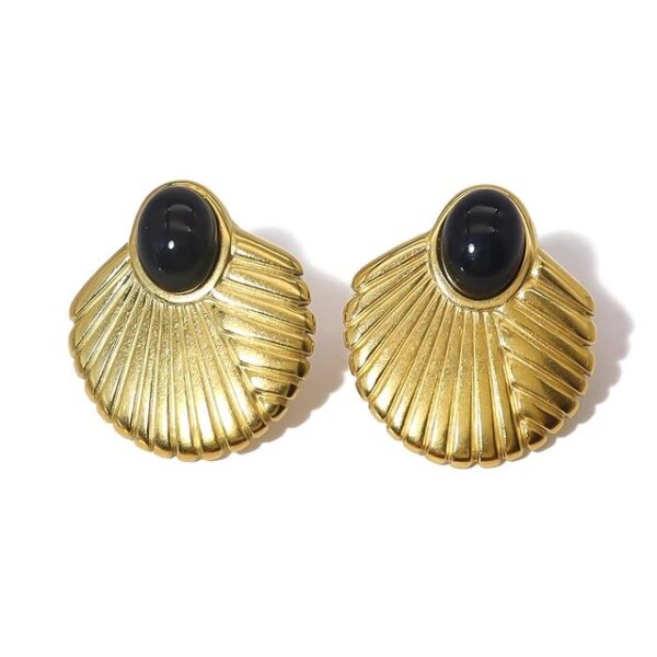 Boucle d'oreille fleur Coquillage – Image 3