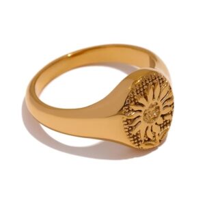 Bague fleur Tournesol