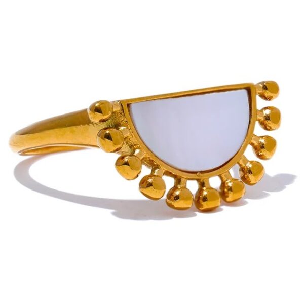 Bague fleur Joyau Océanique