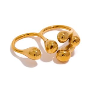 Bague fleur Jumelé