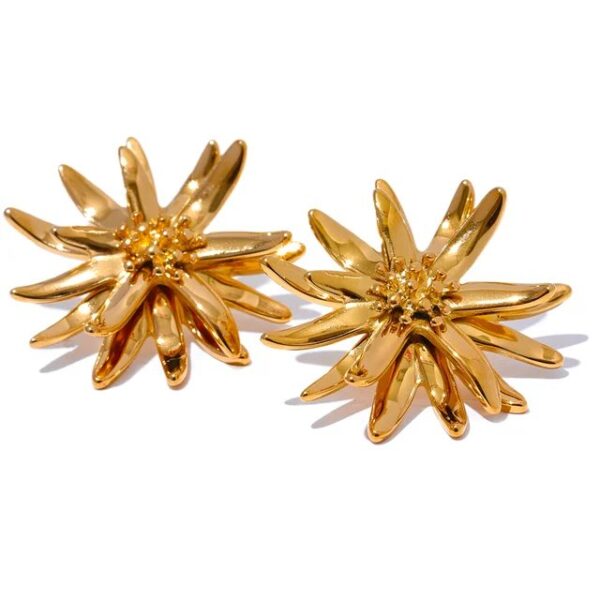 Boucle d'oreille fleur Etoile