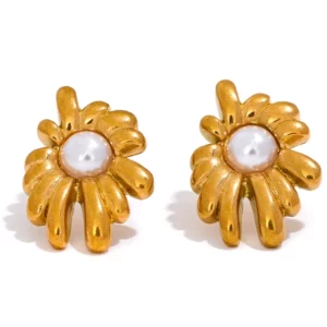 Boucle d'oreille fleur Délivrée