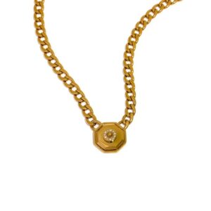 Collier fleur Marguerite Scintillante