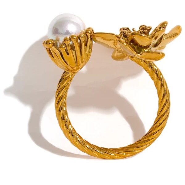 Bague fleur Etincelante – Image 3