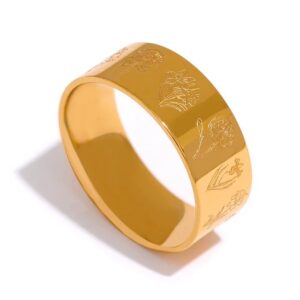 Bague fleur Pensée