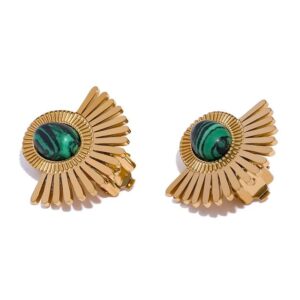 Boucle d'oreille fleur Demi Marguerite