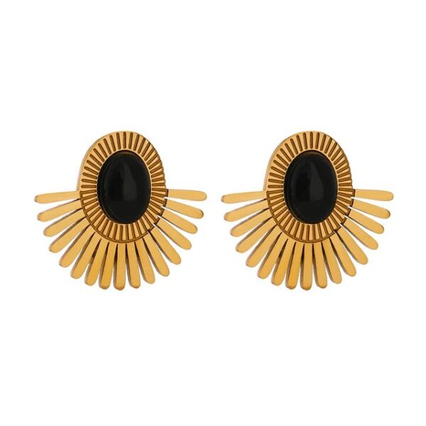 Boucle d'oreille fleur Demi Marguerite – Image 2