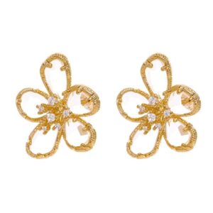 Boucle d'oreille fleur Inspirée