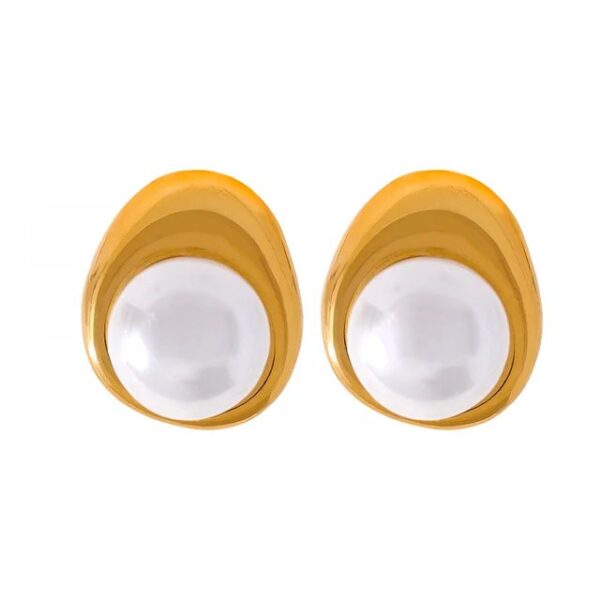 Boucle d'oreille fleur Perle Précieuse – Image 10